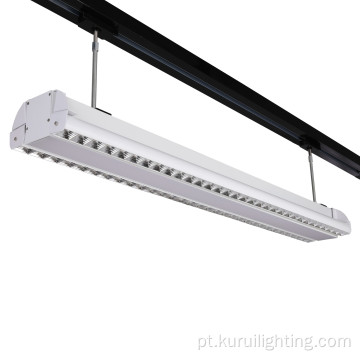 Luz de trilha linear de supermercado comercial de alumínio branco